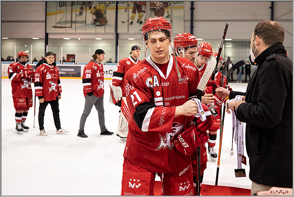U20-DNL Meisterschaftsfinale;  Koelner Junghaie - Eisbaeren Juniors Berlin; Koeln, 27.03.2022